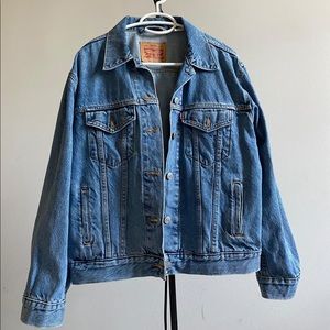 Oversized denim jacket